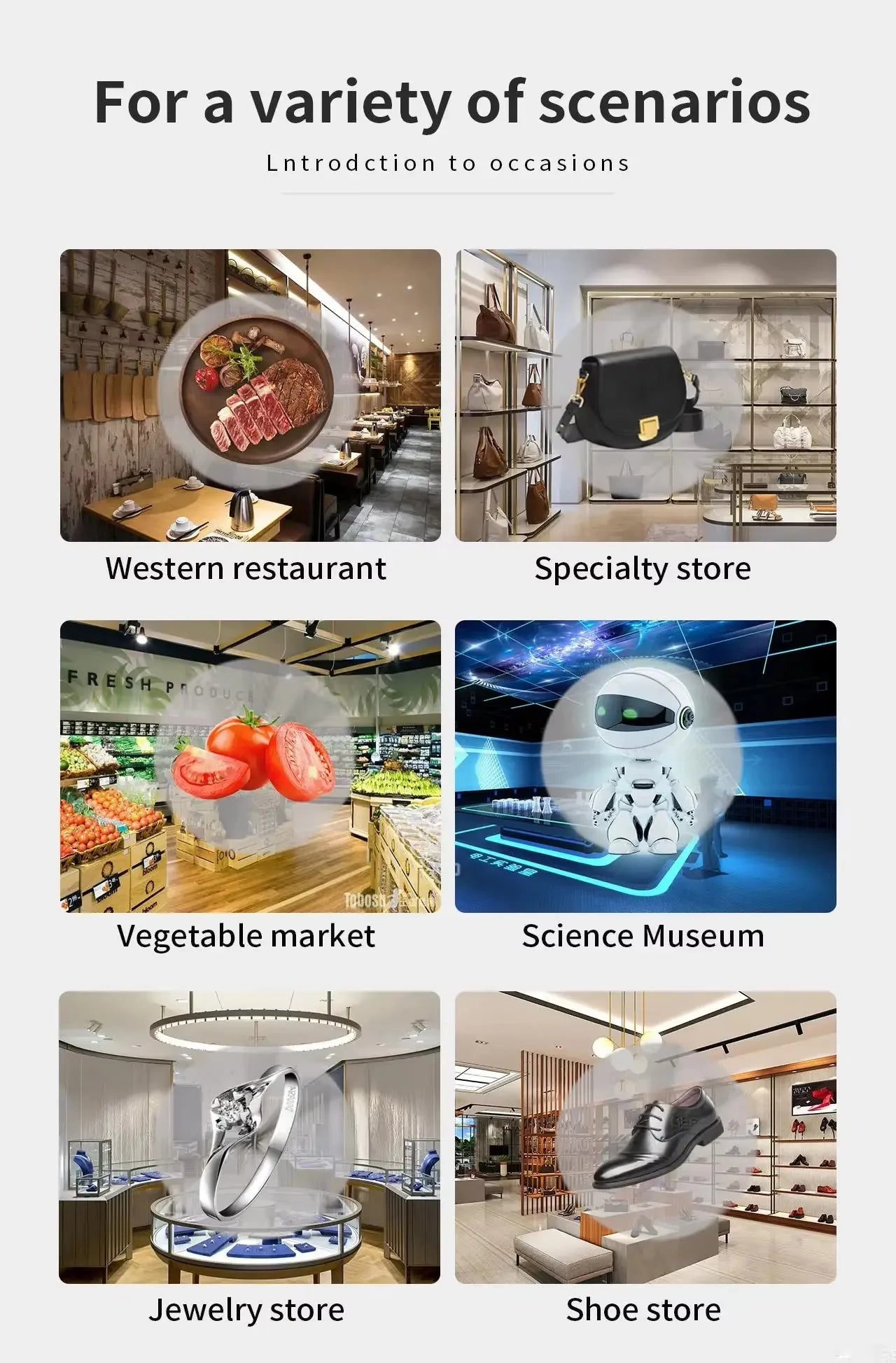 3D Holographic LED Fan Display for Advertising