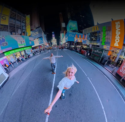 Portable 360 Degree Action Camera with 4K/120fps Mode