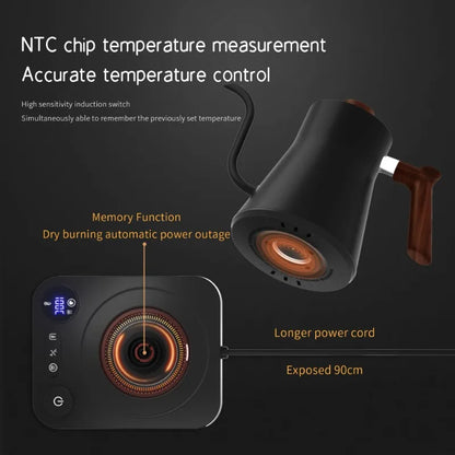 1200W Smart Gooseneck Kettle with Temperature Control