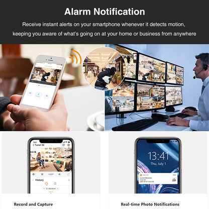 4MP Full-Color Outdoor IP Security Camera Human Detection