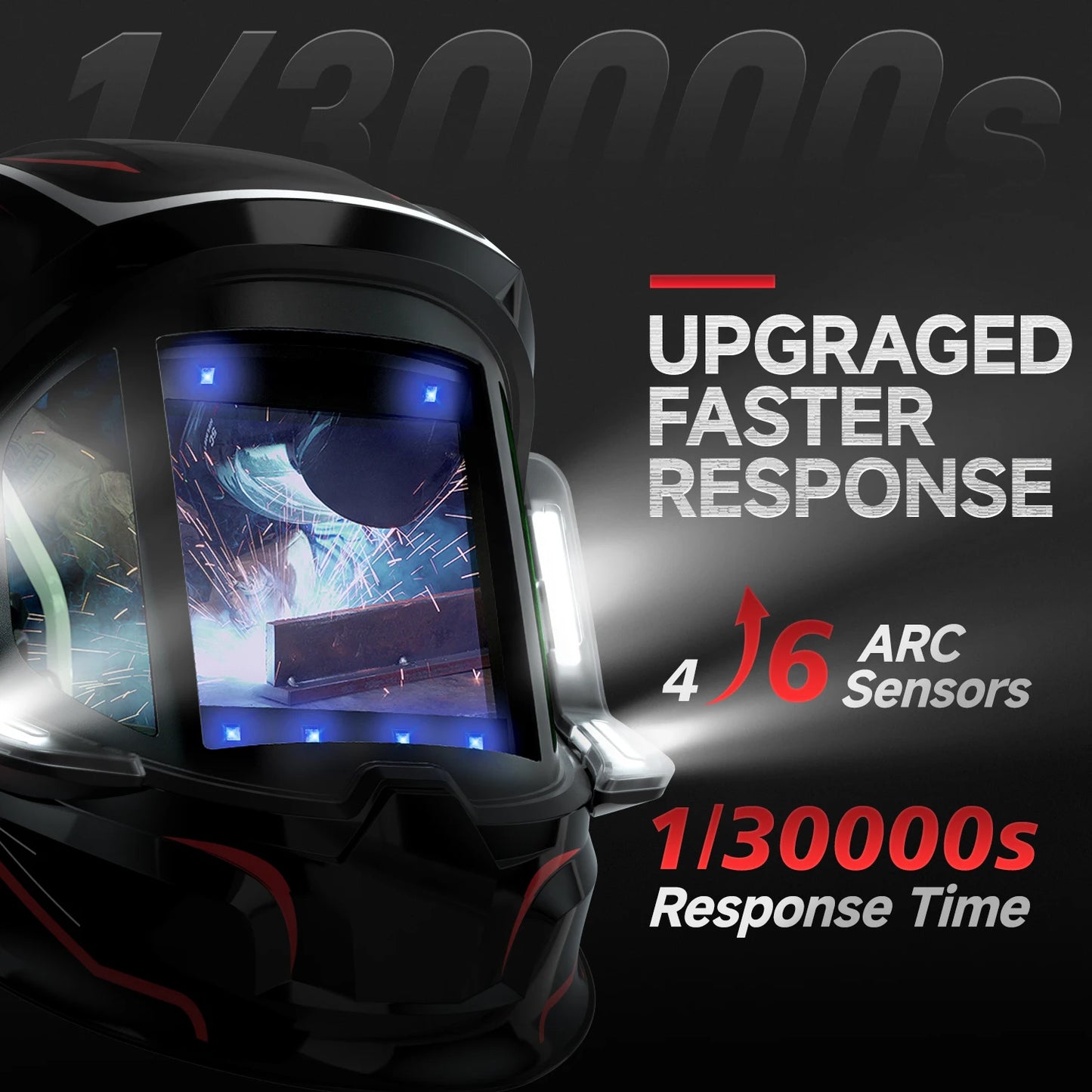 Auto Darkening Welding Helmet True Color Large Screen