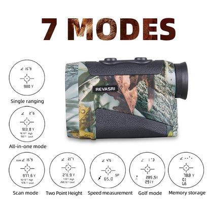 Hunting Laser Rangefinder 1800m 8X Magnification Distance Meter