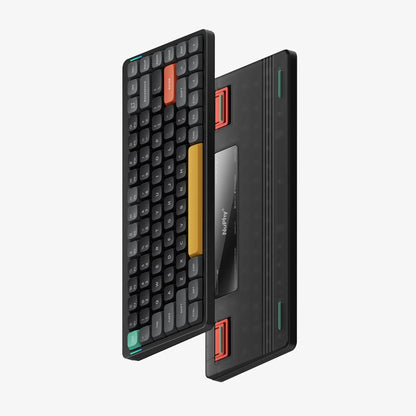 Slim 75% Keyboard Red Switch Bluetooth 2.4G Wireless