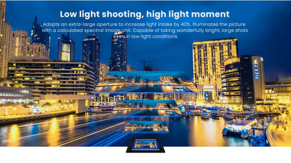 White 4K Sports Camera with Image Stabilization