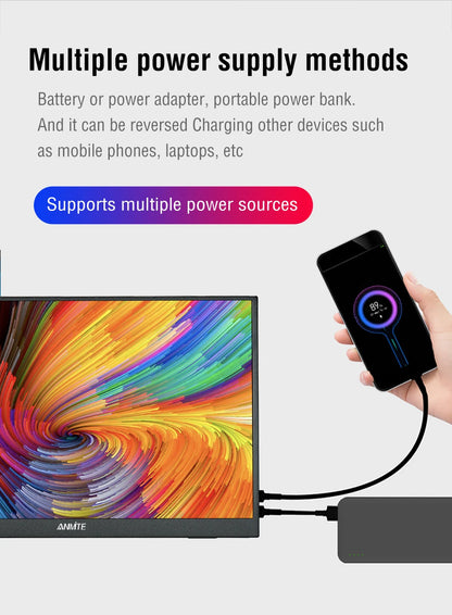 11.6 Inch Portable Monitor Wireless Auto Rotate Display