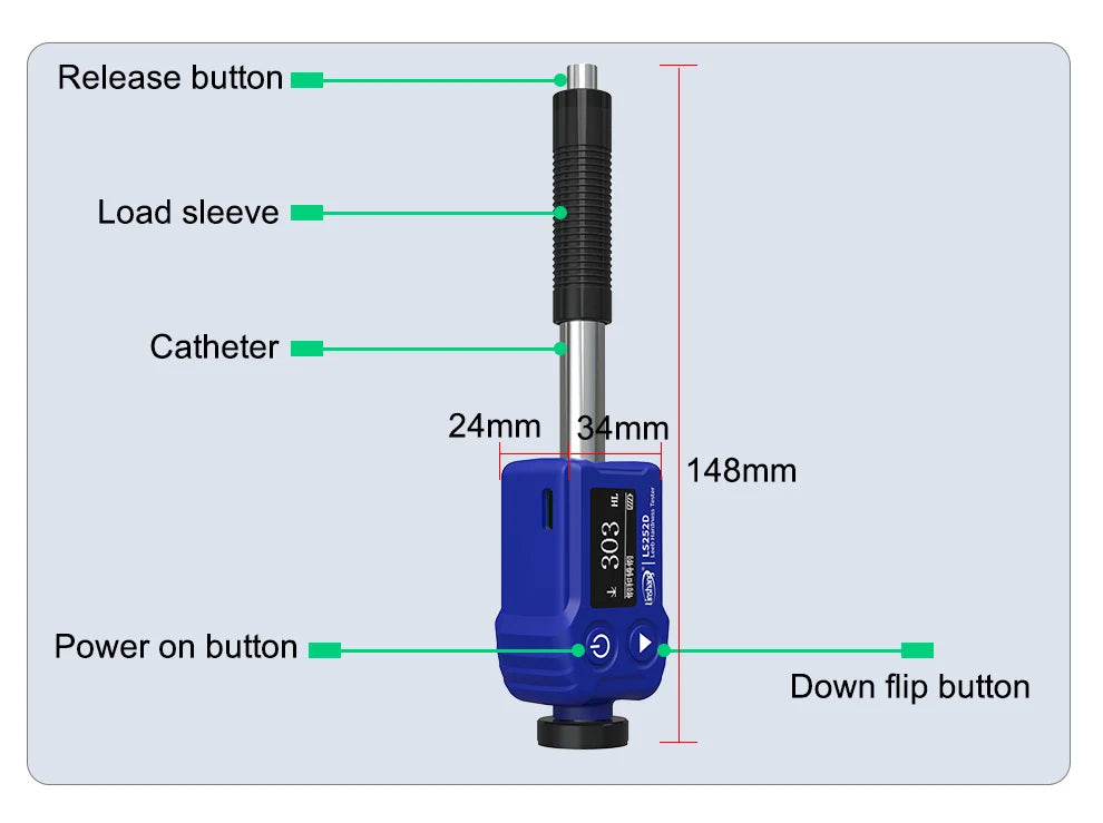 Compact Pen Hardness Tester with High Repeatability