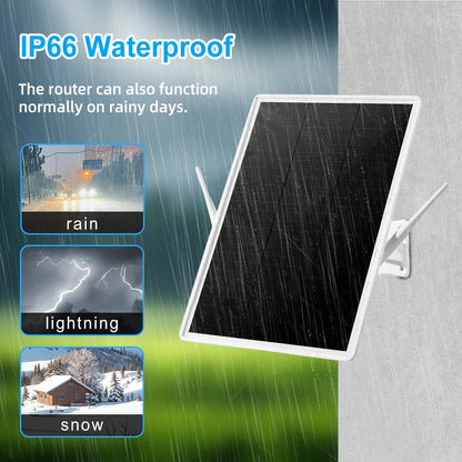 Portable Solar 4G WiFi Router with 7-Day Standby