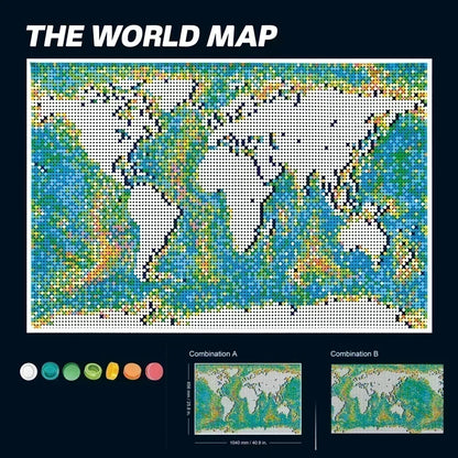 Creative 3D Map Model Construction Kit
