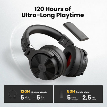 Wireless DJ Headphones with Hi Res Audio and Low Latency