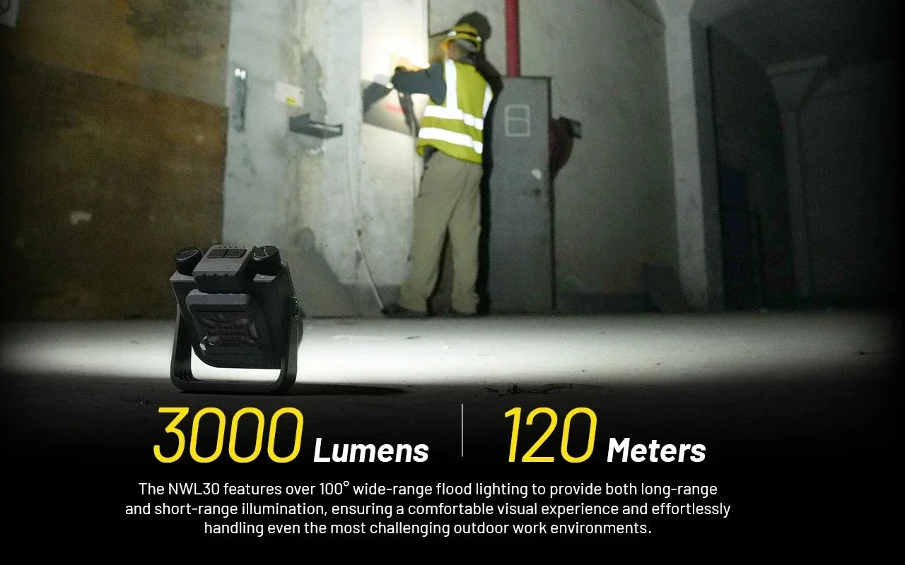 Compact Heavy Duty LED Task Light with Adjustable Brightness