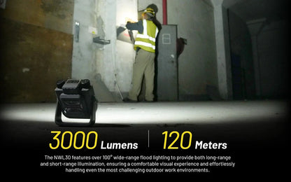 Compact Heavy Duty LED Task Light with Adjustable Brightness