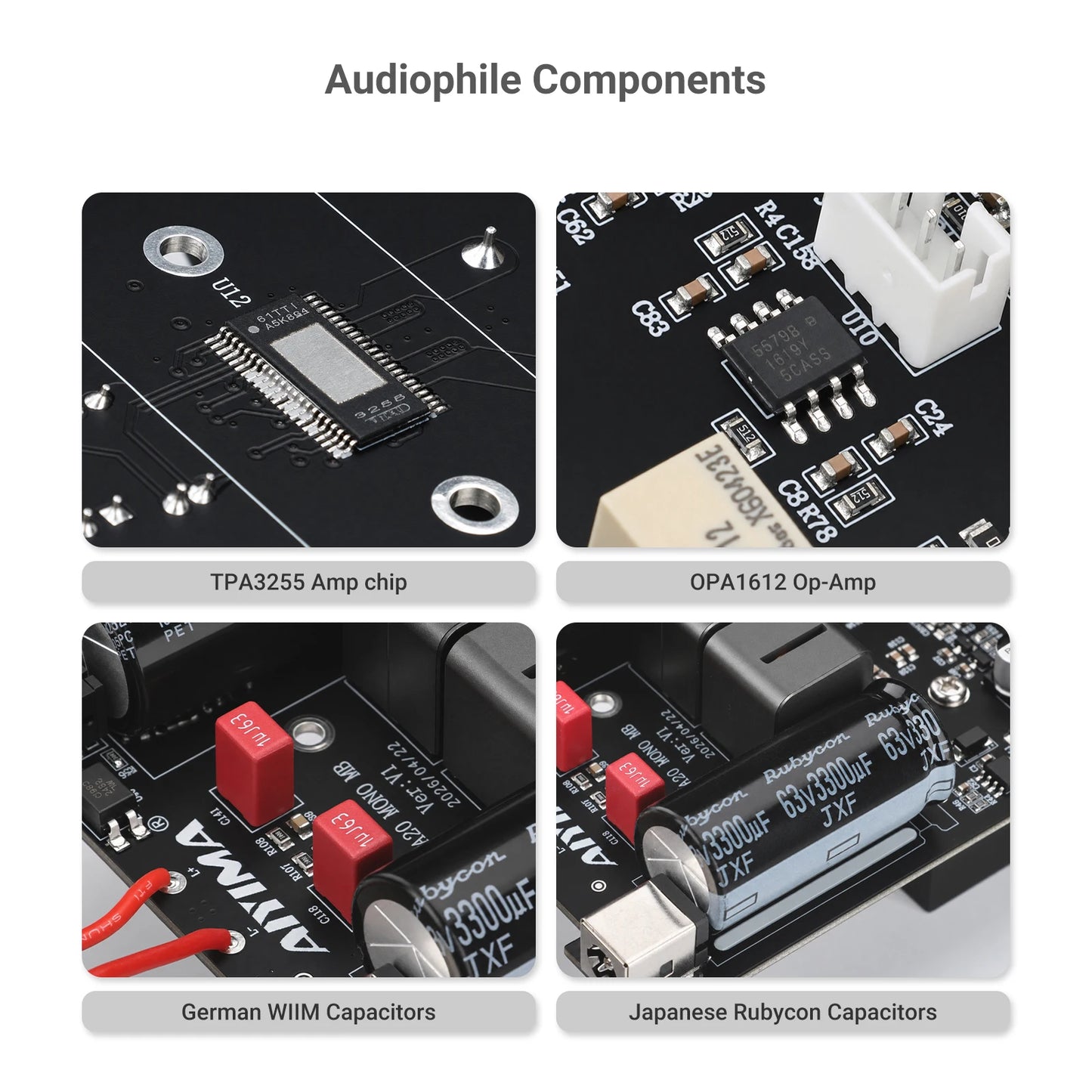 300W Class D Mono Power Amplifier with XLR RCA Input