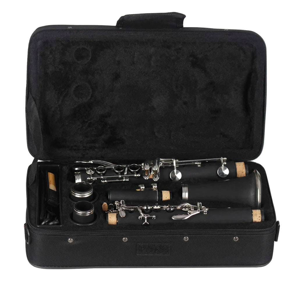 Professional Bb Clarinet 17 Keys with Case and Reed