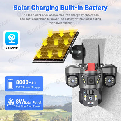Smart 4G Solar Camera Outdoor 64GB