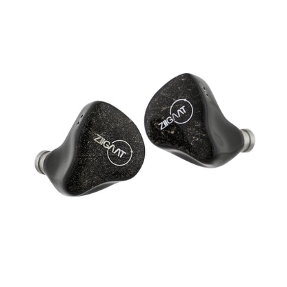 HiFi Wired Earbuds Hybrid Drivers Neutral Sound Silver Blue