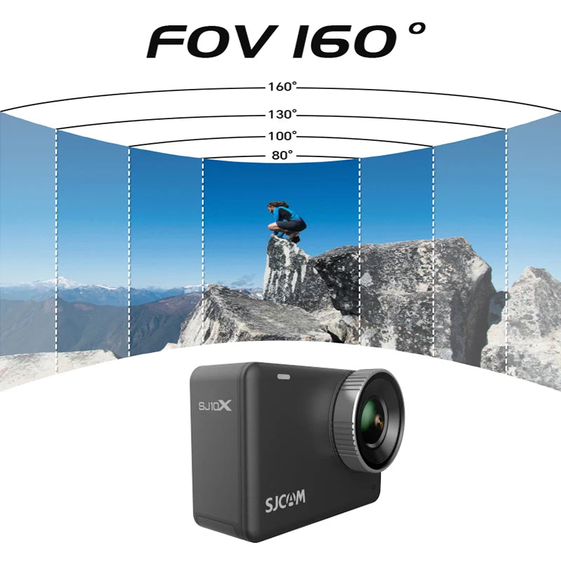 Outdoor Sport Camera with Underwater Mode and 4K Video