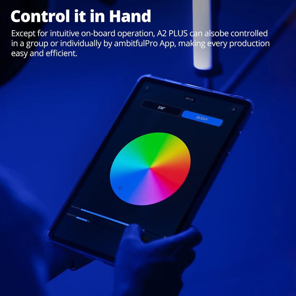 A2PLUS Kit 2 RGB LED Tube Light
