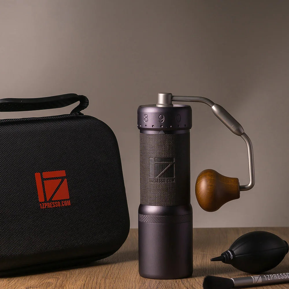Precision Manual Coffee Grinder 48mm Titanium Coated Burr