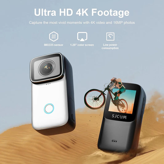 C200 4K Action Camera 128GB SD, Waterproof