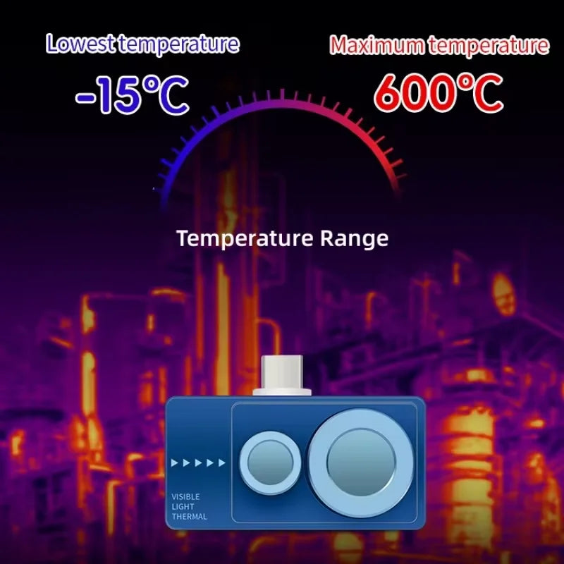 Portable Thermal Imaging Camera 256×192 Android