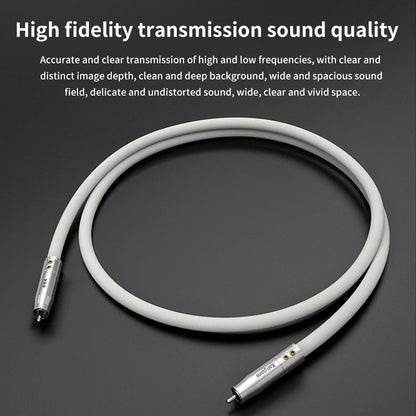 3m High-Fidelity Silver Coax Digital Cable