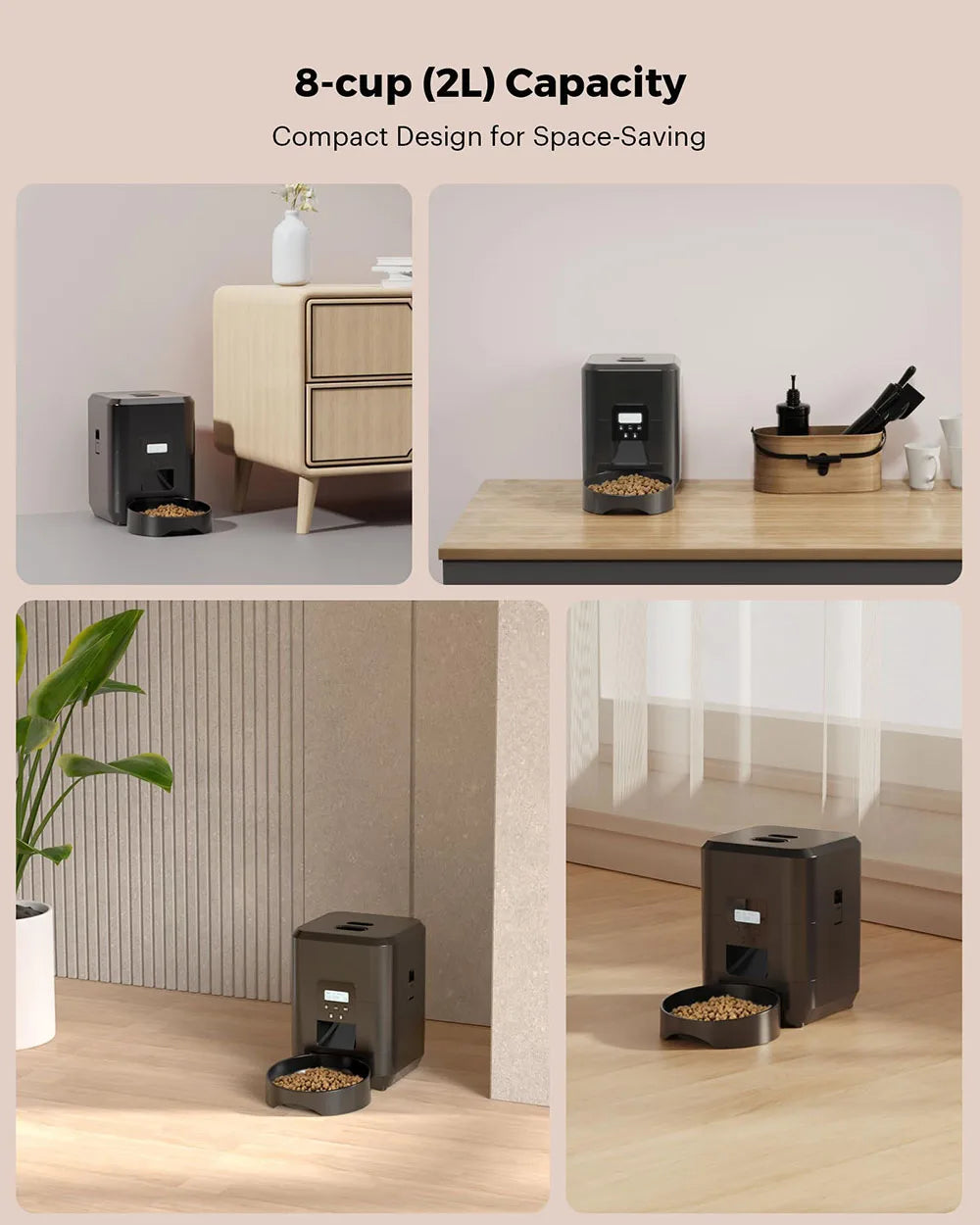 Smart Automatic Pet Feeder with Timed Food Dispenser