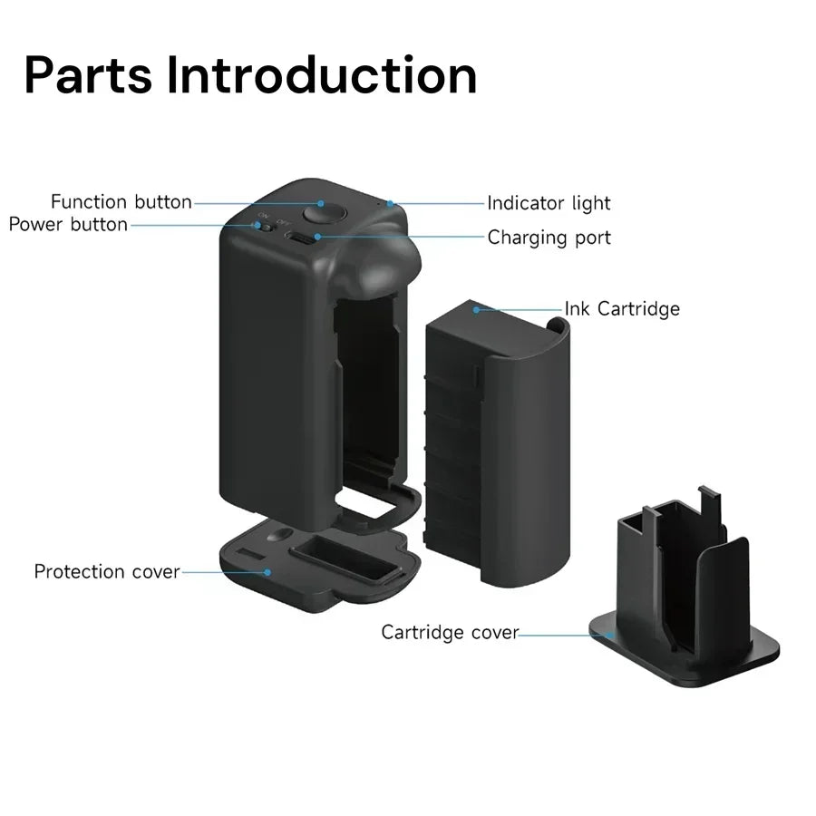 Wireless Smart Inkjet Printer with Dual Inks