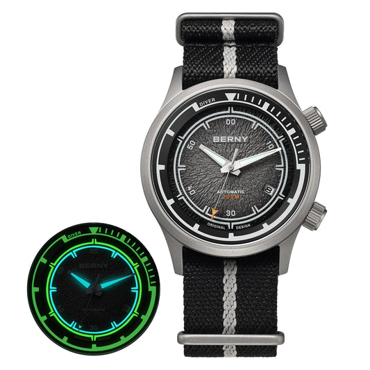 Dial Dive Watch 20ATM Automatic Sapphire