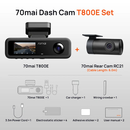 Front 4K plus Interior 1080p Dash Cam