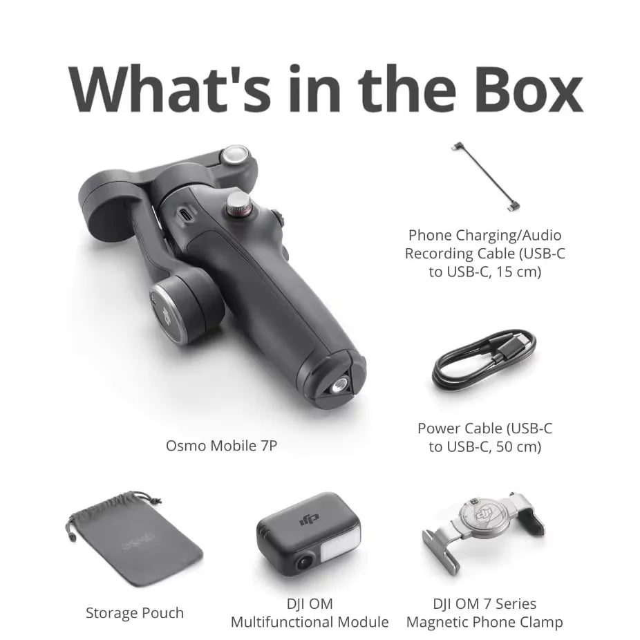 Rechargeable 3 Axis Smartphone Stabilizer for Filming and Vlogging