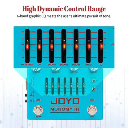 Bass Preamp Effect Pedal 6-Band Graphic EQ