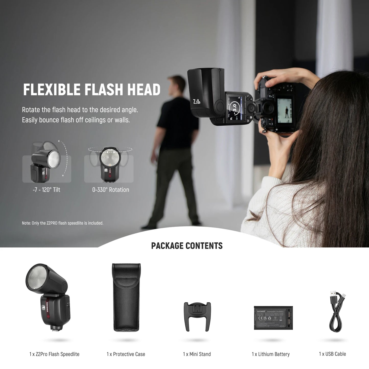 Wireless TTL Speedlite Flash 600W for Nikon DSLR