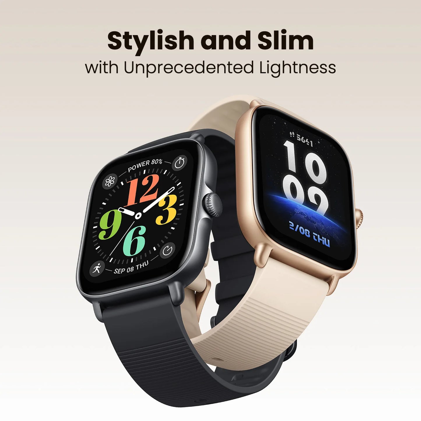 Amazfit GTS 4 Mini Graphite Black Health Smartwatch with Sports Tracking