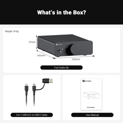 Compact Desktop Hi-Fi USB DAC 32Bit 768kHz DSD512