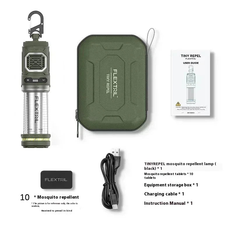 Compact Outdoor 2-in-1 Mosquito Repeller Lamp