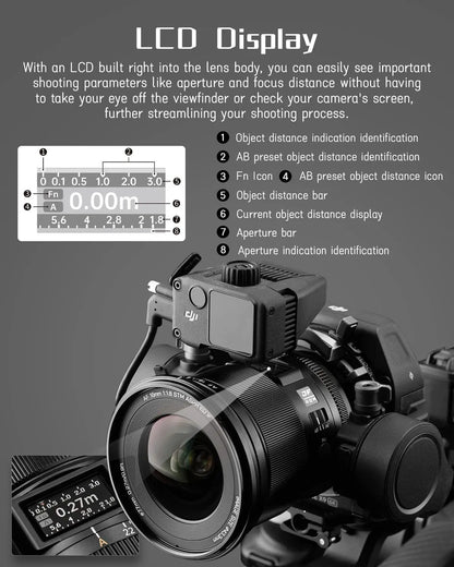 16mm F1.8 Full Frame Ultra Wide Lens Sony E Mount
