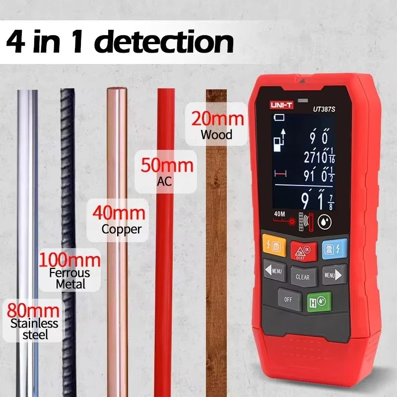 Wall Scanner for Metal Wood and AC Voltage Tracking