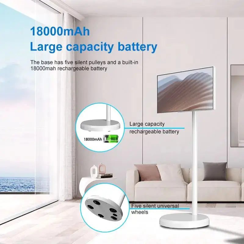 22 Inch Android Touch Screen Smart Display with Floor Stand