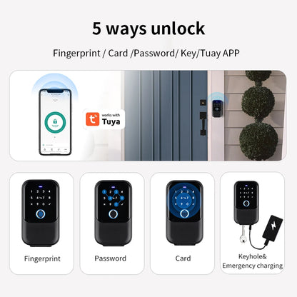 Waterproof Digital Key Storage Box with Fingerprint Access