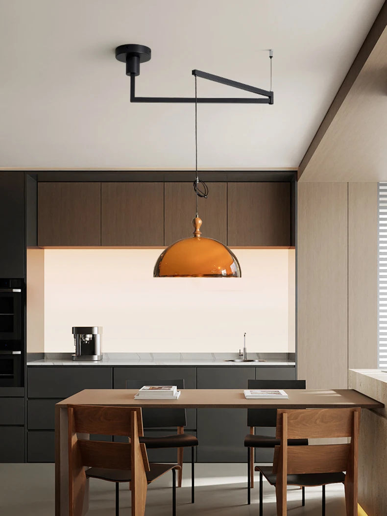 Adjustable Dining Room Pendant Lamp Warm White E27