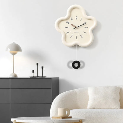 Minimalist Swing Digital Wall Clock for Living Room