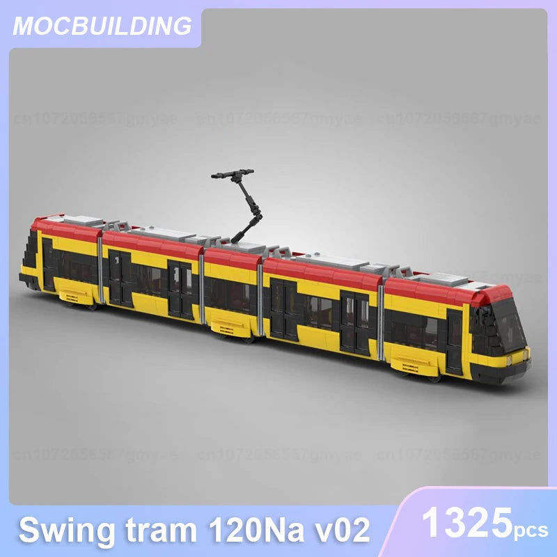 ST4126-1325PCS DIY Train Model Building Blocks Creative Display Kit