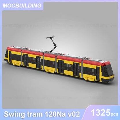 ST4126-1325PCS DIY Train Model Building Blocks Creative Display Kit