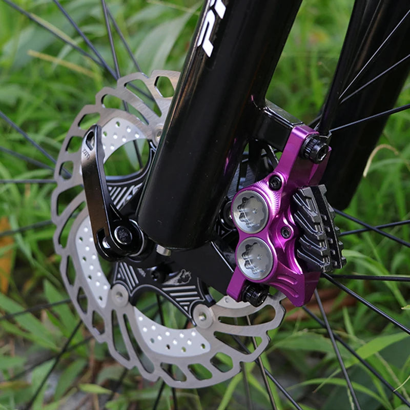 4-Piston Hydraulic MTB Disc Brake Red 800/1550mm