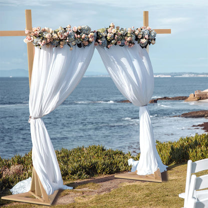 10ft Wooden Garden Arch Frame Wedding Party Backdrop Stand