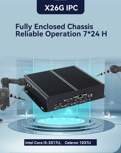 Industrial Mini PC 32G SSD 2G RAM Core i5