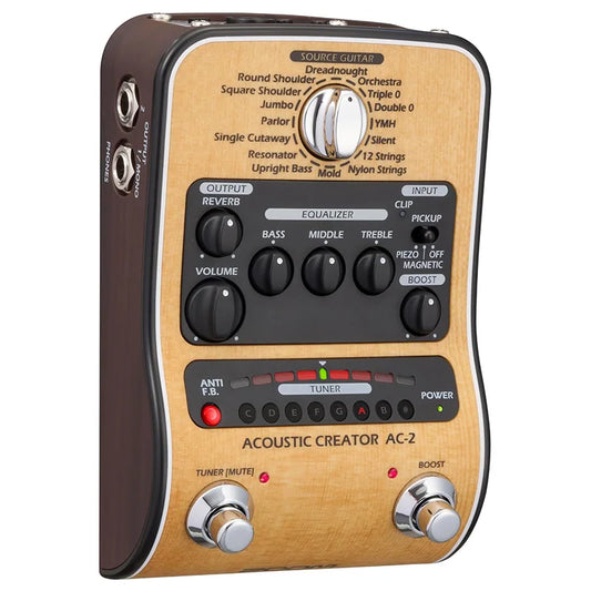 Acoustic Creator AC-2 DI with Anti-Feedback & Tuner