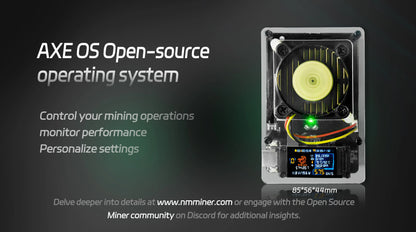 Bitaxe Ultra 500GH/s ASIC Solo Crypto Miner with Full Colour Display