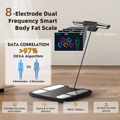 Smart Body Composition Scale 50 Metrics BMI Muscle Fat