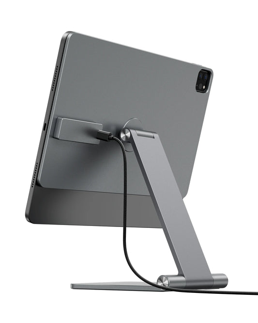 Foldable Magnetic Charging Stand for 12.9 Inch Tablet